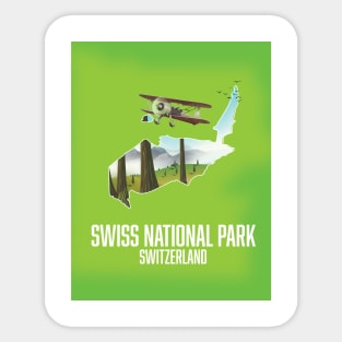 Swiss National Park Sticker